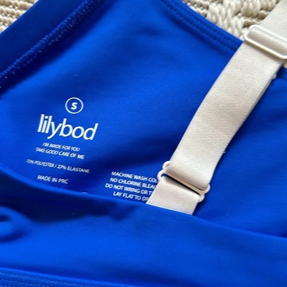 Lilybod Chelsea XR Sports Bra in Cobalt Blue *NWOT